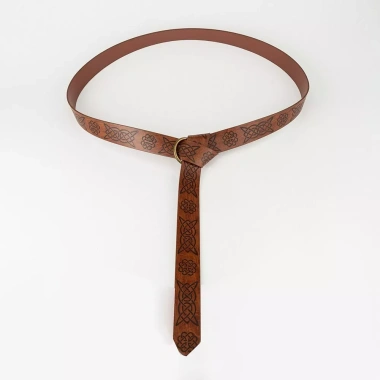 Thắt lưng Viking Renaissance SEIZ6O PU Celtic dập nổi, họa tiết cổ điển thời trung cổ - Giá ưu đãi 192.500đ 3