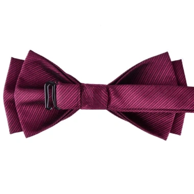 Thắt Nơ Nam Cưới Chổi Sang Trọng - Nơ Burgundy và Đen Hàn Quốc, Giá Ưu Đãi 112k 4