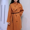 Thắt nút PU mỏng nữ Dây thắt lưng hẹp Kaki Đen, thiết kế tối giản, thời trang 9