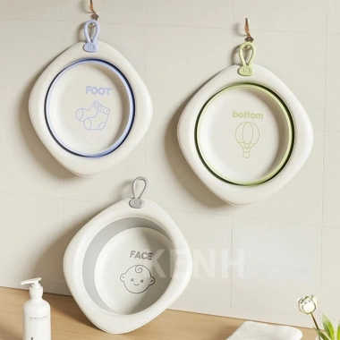 Thau Chậu Gấp Gọn Silicone Cho Bé Hình Mèo Đáng Yêu: Tiết Kiệm Không Gian, Giá 55.000₫ 3