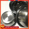 Thau chậu sâu lòng inox 304 siêu dày đa size 18-40cm, bát trộn bột inox - Giá chỉ 25.000đ 5