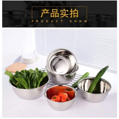 Thau inox sâu lòng, chậu sâu siêu dày 18-36cm - Độ bền cao, Giá chỉ 24.900₫ 3