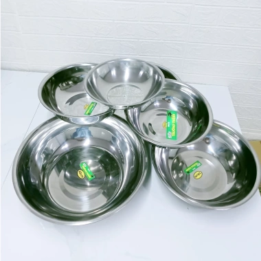 Thau inox Trường Thành cao cấp dày nặng bền đẹp, kích thước 16‑38cm, chỉ 27,5k 3 Thau inox Trường Thành cao cấp dày nặng bền đẹp, kích thước 16‑38cm, chỉ 27,5k 3