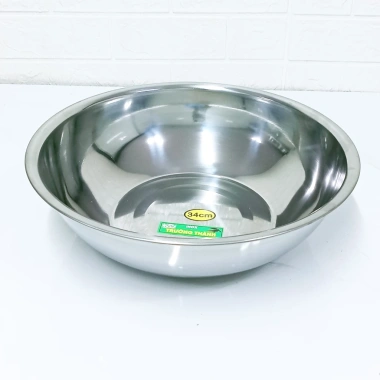 Thau inox Trường Thành cao cấp dày nặng bền đẹp, kích thước 16‑38cm, chỉ 27,5k