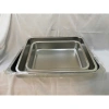 Thau Inox Vuông Đa Kiểu, Nhiều Kích Thước - Giá 102.000 VND, Tiết Kiệm Ngay