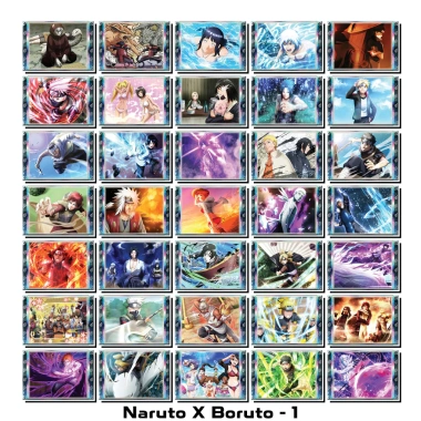 Thẻ Bài Naruto Boruto Độc Quyền Phản Quang 7 Màu Phần 1 6.3x9cm Giá 11.700đ