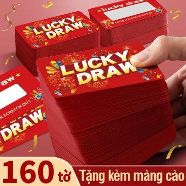 Thẻ cào may mắn 2.026 Combo 160 thẻ quà Tết – Trúng thưởng lì xì, chỉ 40.000đ