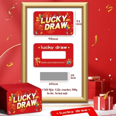 Thẻ cào may mắn 2.026 Combo 80 thẻ quà Tết dễ thương: ghi lời chúc đầu năm, cơ hội trúng thưởng, chỉ 39.960₫ 6