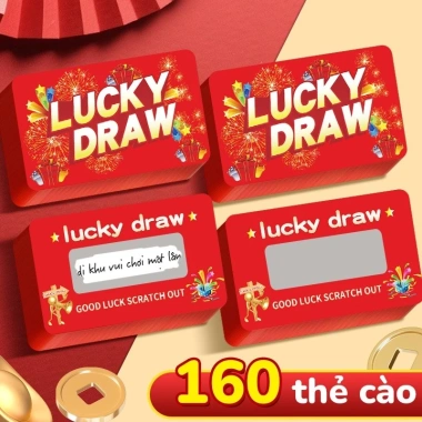 Thẻ cào may mắn Combo 160 thẻ quà tặng 2.026 - Trúng thưởng lớn, lời chúc Tết ý nghĩa