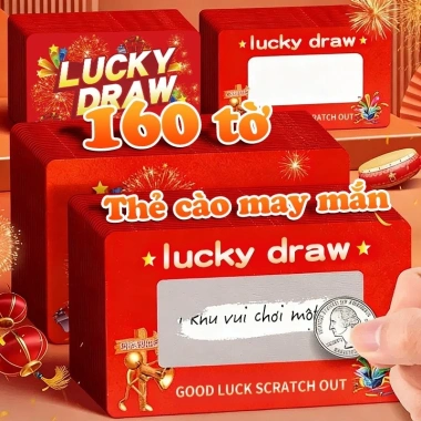 Thẻ cào may mắn Combo 160 thẻ quà tặng 2.026 - Trúng thưởng lớn, lời chúc Tết ý nghĩa 7 Thẻ cào may mắn Combo 160 thẻ quà tặng 2.026 - Trúng thưởng lớn, lời chúc Tết ý nghĩa 7