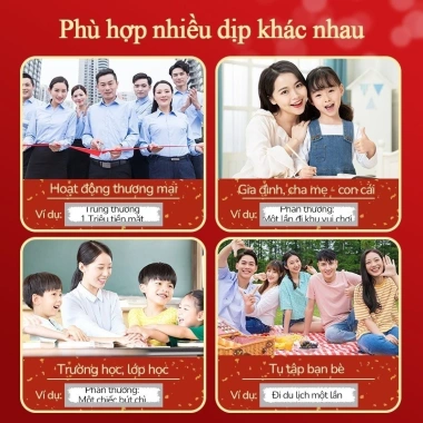 Thẻ cào may mắn Tết 2.026 Combo 160 thẻ quà dễ thương - Lời chúc đầu năm, trải nghiệm cào thưởng - Giá 40.000₫ 5