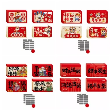 Thẻ Cào Tết Gojo 20 chiếc – Trầy xước, phim ngựa, phiếu vé DIY quà tặng vui