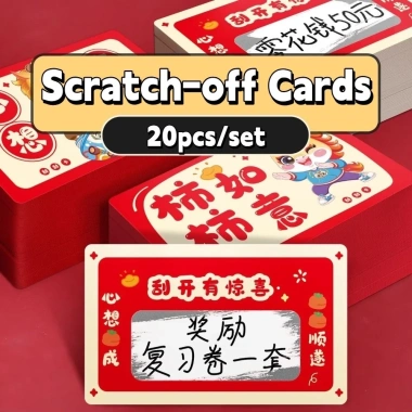 Thẻ Cào Tết Gojo 20 chiếc – Trầy xước, phim ngựa, phiếu vé DIY quà tặng vui