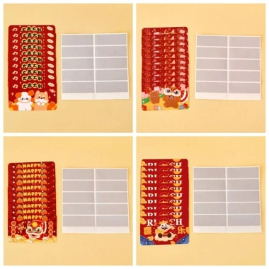 Thẻ Cào Tết Gojo 60 chiếc – Phiếu hoạt hình trầy xước, thẻ may mắn 2.025, quà tặng