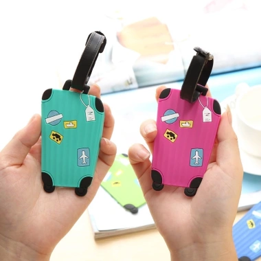 Thẻ Đánh Dấu Hành Lý PVC In Hoạt Hình Dễ Thương - Giá 24.149k Siêu Nhẹ Bảo Vệ