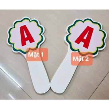 Thẻ Đáp Án ABCD Đ S Mếu Cười: Cán mếch trắng 5 ly, gọn nhẹ, chỉ 36.000đ 8