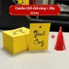 Thẻ đỏ thư pháp Tết - 150 thiệp may mắn, treo cây hoa mai đào quất, giá 21.500 VND 6