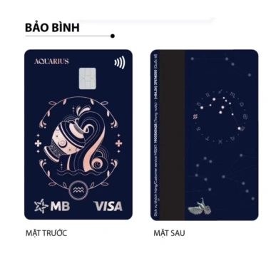 Thẻ Em Bi Hi Visa Collection - Bộ sưu tập 12 mẫu cung hoàng đạo, giá 77.000 VNĐ