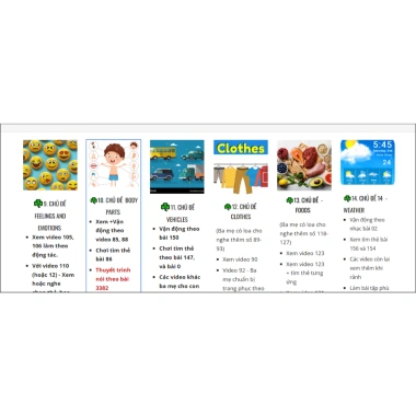 Thẻ Flashcards 12 Chủ Đề: Video, Nghe, Hướng Dẫn Giáo Án – Giá 17.5k 3