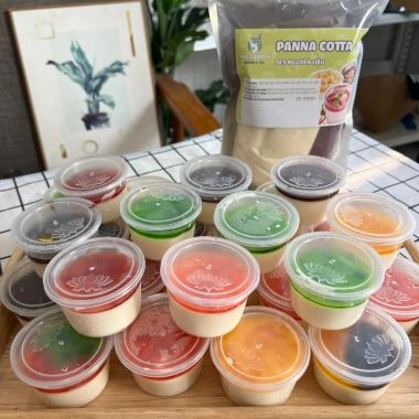 THE GARDEN sinh tố, mứt, sốt trái cây vị đào, dâu, xoài - dùng pha chế, làm panna cotta 18.000 VND
