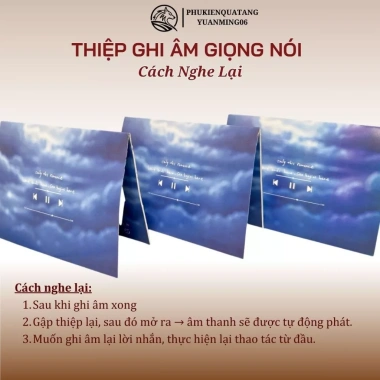 Thẻ Ghi Âm Giọng Nói Hình Băng Cát Sáng Tạo 40s - Thiệp Chúc Sinh Nhật Noel 15k 5