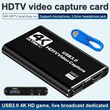 Thẻ ghi video ZOERAX 4K HDMI sang USB 3.0 – Ghi HD 1.080P 60FPS, OBS, PS4, Camera, PC, chỉ 273.900₫ 2