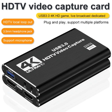 Thẻ ghi video ZOERAX 4K HDMI sang USB 3.0 – Ghi HD 1.080P 60FPS, OBS, PS4, Camera, PC, chỉ 273.900₫ 6
