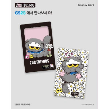 Thẻ Giao Thông Du Lịch Hàn Quốc TMONEY x ZO&FRIENDS Giá Ưu Đãi 219k Tiện Lợi An Toàn
