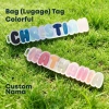 Thẻ hành lý Acrylic tùy chỉnh – Văn bản màu sắc, Tên cá nhân, Phong cách độc đáo, Giá chỉ 42.120₫