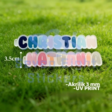 Thẻ hành lý Acrylic tùy chỉnh – Văn bản màu sắc, Tên cá nhân, Phong cách độc đáo, Giá chỉ 42.120₫