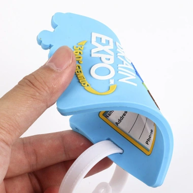 Thẻ hành lý cao su mềm PVC in màu Thiết kế máy bay ARTN, bền nhẹ, giá ưu đãi 4 Thẻ hành lý cao su mềm PVC in màu Thiết kế máy bay ARTN, bền nhẹ, giá ưu đãi 4