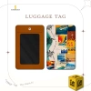Thẻ hành lý da Stormbreaker TGTH041 - Tag treo vali, Surfwaves, đen-nâu, giá ưu đãi 115k