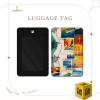 Thẻ hành lý da Stormbreaker TGTH041 - Tag treo vali, Surfwaves, đen-nâu, giá ưu đãi 115k 2