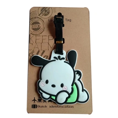 Thẻ hành lý dễ thương hình chú chó, chim cánh cụt, ếch mắt to - Giá chỉ 55.579₫