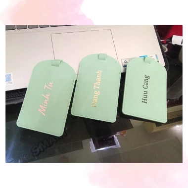 Thẻ hành lý Nametag in tên riêng tùy chỉnh, bền đẹp, giảm còn 75.000₫