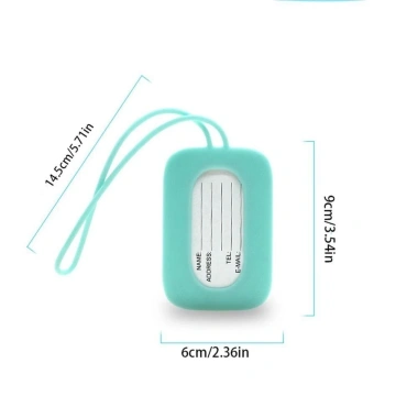 Thẻ hành lý silicon TOYBOXAA - Nhãn địa chỉ, Tag máy bay, Valí, Giá chỉ 39.312₫ 3