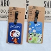 Thẻ Hành Lý Vỏ Cứng Snoopy Charlie Puppy - Kéo Thẻ Máy Bay, Dây Chuyền Tên 0KEA 3