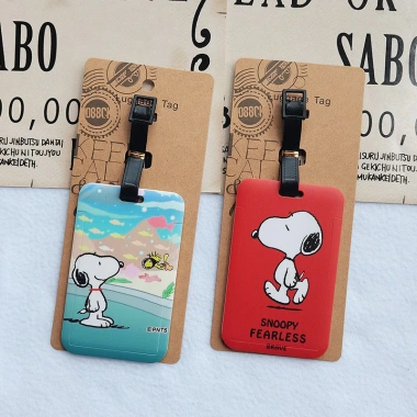 Thẻ Hành Lý Vỏ Cứng Snoopy Charlie Puppy - Kéo Thẻ Máy Bay, Dây Chuyền Tên 0KEA 4 Thẻ Hành Lý Vỏ Cứng Snoopy Charlie Puppy - Kéo Thẻ Máy Bay, Dây Chuyền Tên 0KEA 4