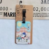 Thẻ Hành Lý Vỏ Cứng Snoopy Charlie Puppy - Kéo Thẻ Máy Bay, Dây Chuyền Tên 0KEA 10