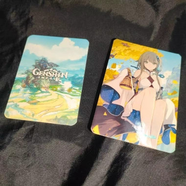 Thẻ nhân vật Genshin Impact CLORINDE FISCHL GANYU GOROU GUIZHONG JEAN Card Bo Góc Giá 18.000đ