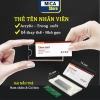 Thẻ tên cài áo nam châm Ghim nhanh, Bảng tên nhân viên, Giá 4.300₫ Đổi trả