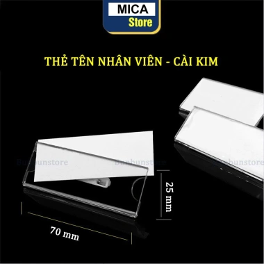 Thẻ tên cài áo nam châm Ghim nhanh, Bảng tên nhân viên, Giá 4.300₫ Đổi trả 5 Thẻ tên cài áo nam châm Ghim nhanh, Bảng tên nhân viên, Giá 4.300₫ Đổi trả 5