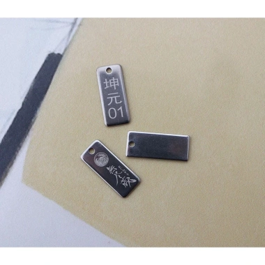 Thẻ Tên Hành Lý Thép Không Gỉ Chống Thất Lạc - Hình Số và Chữ Số DIY Giá 12.960₫
