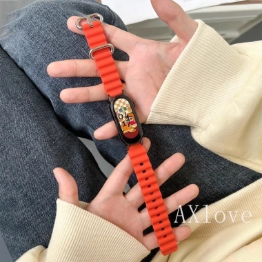 Thể Thao Đại Dương Dây Đeo Xiaomi Mi Band 10-3 NFC Silicon Vòng Tay Thay Thế Giá 41.800₫