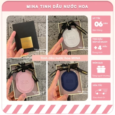 Thẻ thơm nước hoa EMBER BROWN - Card thơm khử mùi ô tô, tủ quần áo, nhà vệ sinh, túi vali - Giá 125.000₫