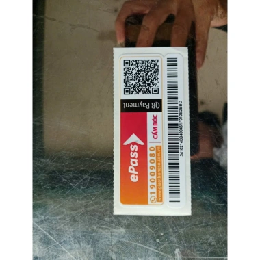 Thẻ thu phí tự động ePass dán kính - Giá 60.000đ, quét nhanh, không tiếp xúc 2