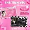 Thẻ Tình Yêu LOVE ID - Quà Tặng Kỷ Niệm Anniversary In Theo Yêu Cầu, Giá 59.000đ