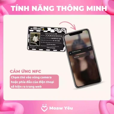 Thẻ Tình Yêu LOVE ID - Quà Tặng Kỷ Niệm Anniversary In Theo Yêu Cầu, Giá 59.000đ