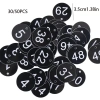Thẻ tổ ong NLINNI 3,5CM nhựa Nhãn ký hiệu số tuần tự bền, đầy màu sắc, phụ kiện chăn nuôi 2