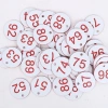 Thẻ tổ ong NLINNI 3,5CM nhựa Nhãn ký hiệu số tuần tự bền, đầy màu sắc, phụ kiện chăn nuôi 9